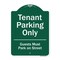 Signmission Tenant Parking Guests Park On Street Heavy-Gauge Aluminum Sign, 24" x 18", GW-1824-9882 A-DES-GW-1824-9882 - alternate 1